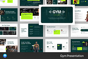 Gym Exercise Keynote Templates, a Presentation Template by Fit-tee (Thumbnail 1 of 2)