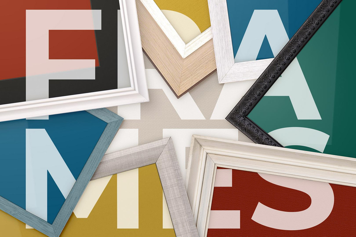 Frame Mockup | 7 PSD frames