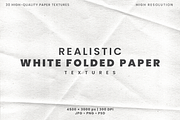 Realistic White Folded Paper Texture, a Texture Graphic by Ary_ngeblur (Thumbnail 1 of 8)