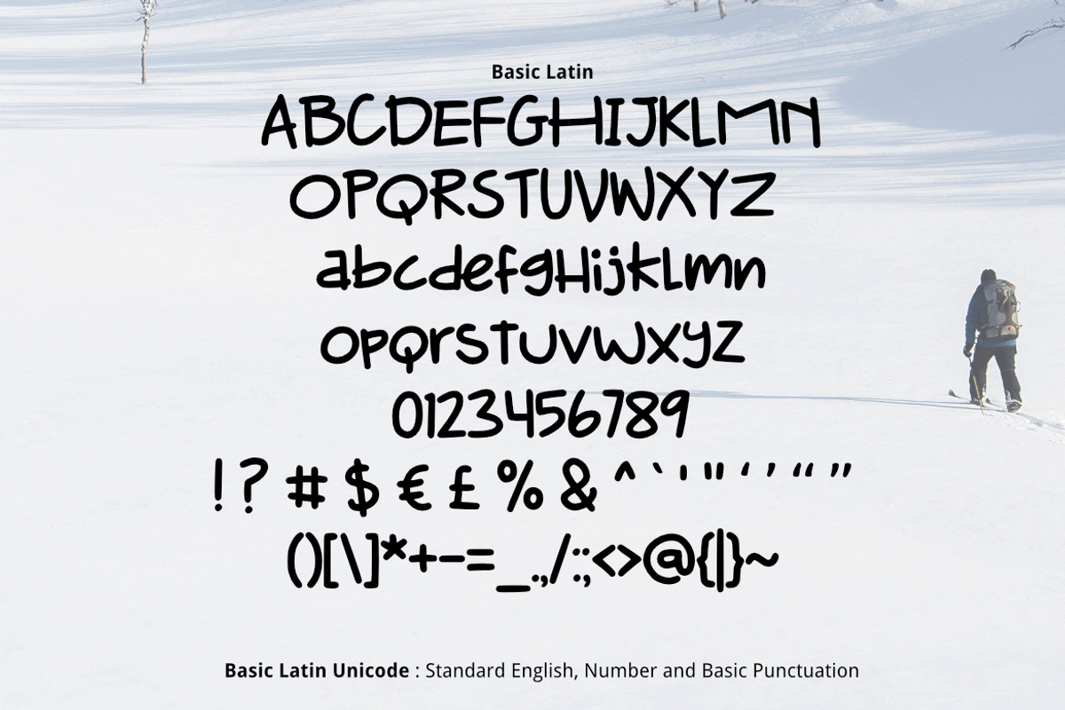 Snow White Font preview 2