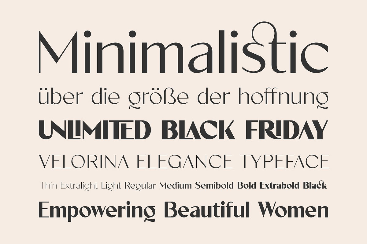 Velorina Font Family, a Sans Serif Font by Asenbayu (Photo 11 of 14)