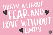 AMORA BRUSH Handwritten Font, a Sans Serif Font by Blush Font Co. (Thumbnail 3 of 6)