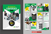 Conference Bifold Brochure Template, a Brochure Template by Tanuart (Thumbnail 2 of 2)