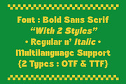 Marsen Rough, a Sans Serif Font by Craft Supply Co. (Thumbnail 2 of 8)
