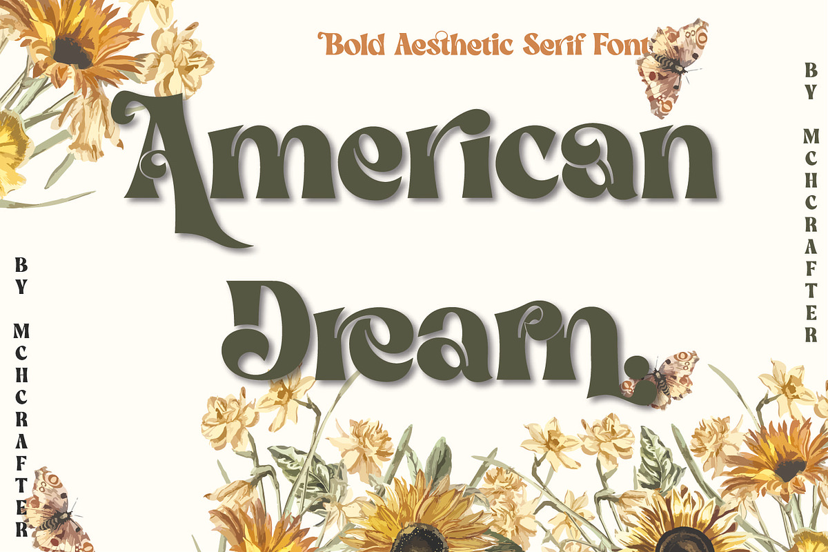 American Dream | Modern Serif Font, a Serif Font by MchCrafter (Photo 13 of 14)