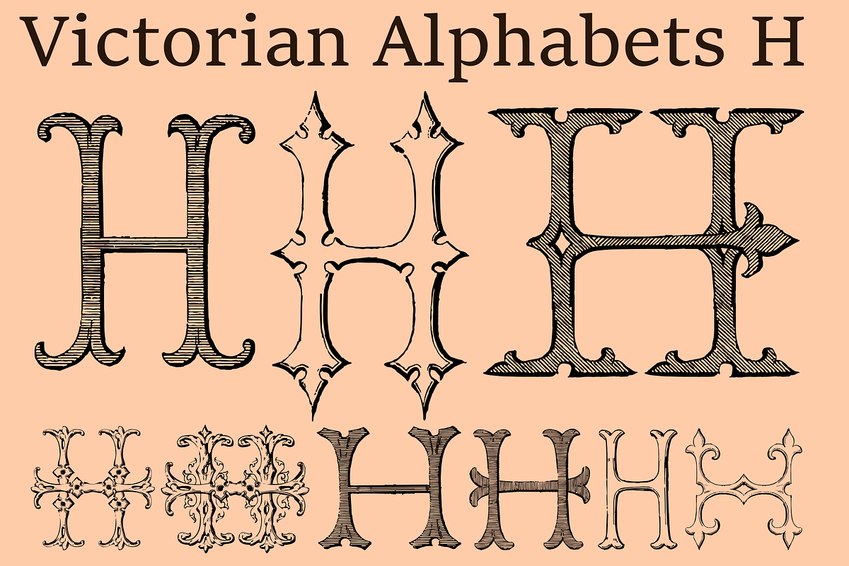 Victorian Alphabets H Plus Titivilus, a Serif Font by Intellecta Design (Photo 1 of 5)