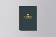 A4 Spiral Notebook Mockup, a Print Template by graphicsecond (Thumbnail 4 of 16)
