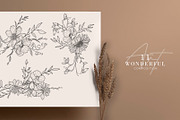 123 Floral Line Art Elegant Botanic, a Graphic by Luiz da Rolt Grathwohl (Thumbnail 8 of 9)