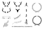 Hand Lettered Christmas Overlays, an Illustration by Boelter Design Co (Thumbnail 6 of 6)