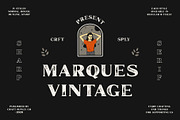 Marques Vintage Font Family + Extras, a Serif Font by Craft Supply Co. (Thumbnail 1 of 10)