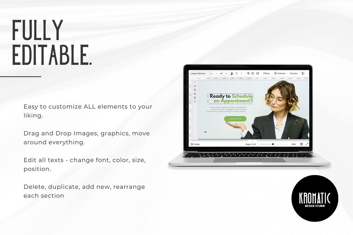 Traveling Notary Website Template, a Landing Page Template by Kromatic Design Studio (Photo 5 of 8)