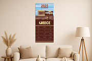 Calendar Monthly 2025 Greece Athens, a Seasonal Illustration by Vector_Up (Thumbnail 5 of 7)