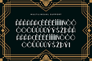 Decogaze - Modern Art Deco Font, a Handwritten Font by overlaytemplates (Thumbnail 5 of 5)