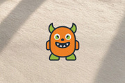 Cute Monster Icon Graphic, a Decorative Illustration by Vectorium Studio (Thumbnail 2 of 3)