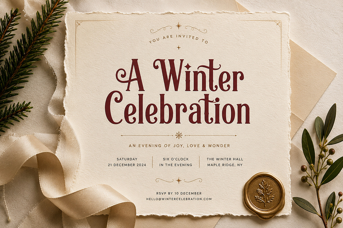 Christmas Swash, a Script Font by Wow Magic (Photo 4 of 5)