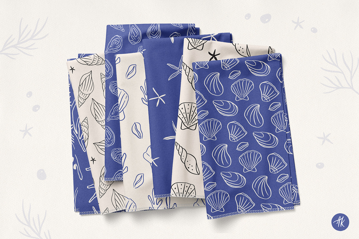 Sea Shells Whimsical Collection, an Object Graphic by Alena Koval (Photo 11 of 19)
