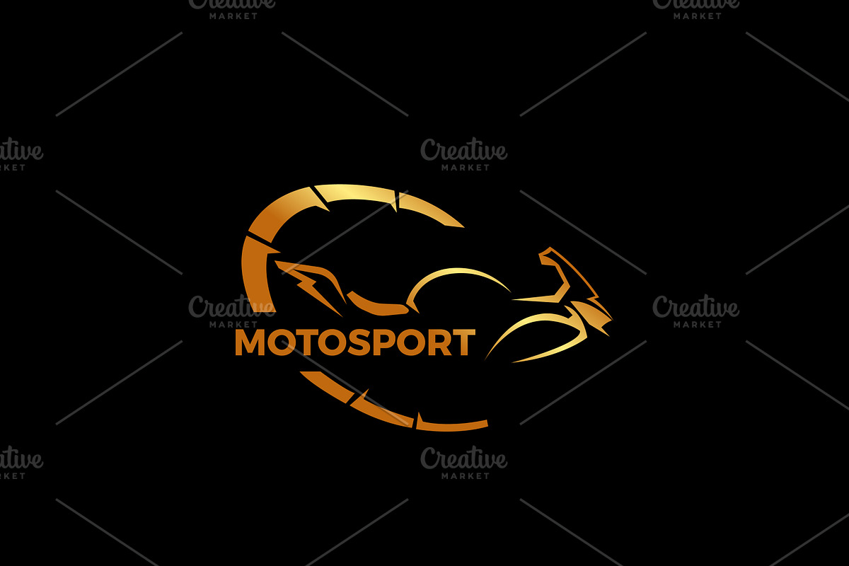Moto Sport Motorcycle Logo Design, a Branding & Logo Template by AlvinStd