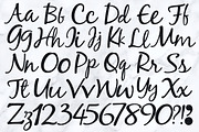 Black Glitter Alphabet, an Object Graphic by Patterns for Dessert (Thumbnail 2 of 5)