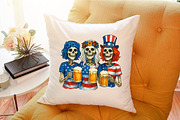 Skeleton 4th of July Sublimation PNG, an Illustration by Sublimation Artist (Thumbnail 6 of 9)