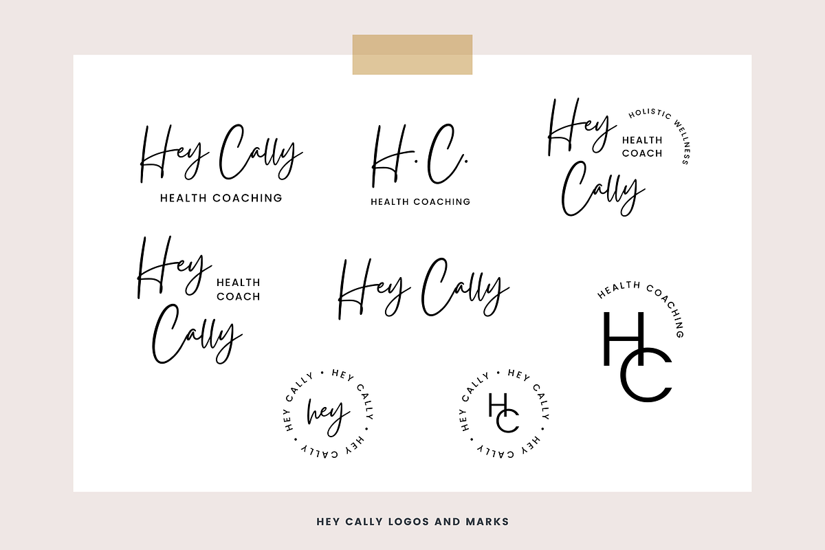 Health Coach Logo Bundle for Canva