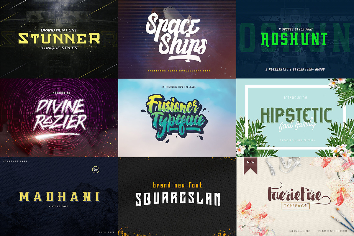 1 Fonts less than $1! Black Friday preview 3
