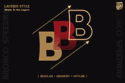BRONCO SpeedWay, a Serif Font by inumocca_type (Thumbnail 3 of 9)