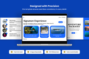 Luxury & Adventure Travel Slide, a Presentation Template by twinstd