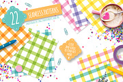 Colorful Lines - Seamless Patterns, a Pattern Graphic by Euonia Meraki (Thumbnail 2 of 5)