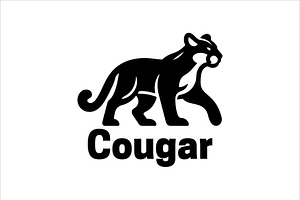 Cougar Logo Design Template, a Branding & Logo Template by Vectorium Studio