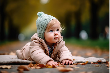 shot of an adorable baby girl, a Person Photo by Sergey Kotenev