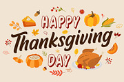 Thanksgiving Day Design Kit, a Seasonal Illustration by Artspace (Thumbnail 5 of 8)
