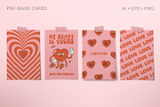 Groovy Valentine's Day, an Illustration by Martyshova (Thumbnail 10 of 18)