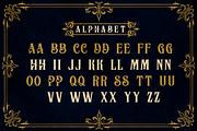 BASHOPE VINTAGE FONT, a Blackletter Font by dansdesign (Thumbnail 3 of 7)