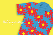 Hand drawn flowers, seamless pattern, a Pattern Graphic by VL Shop (Thumbnail 5 of 5)