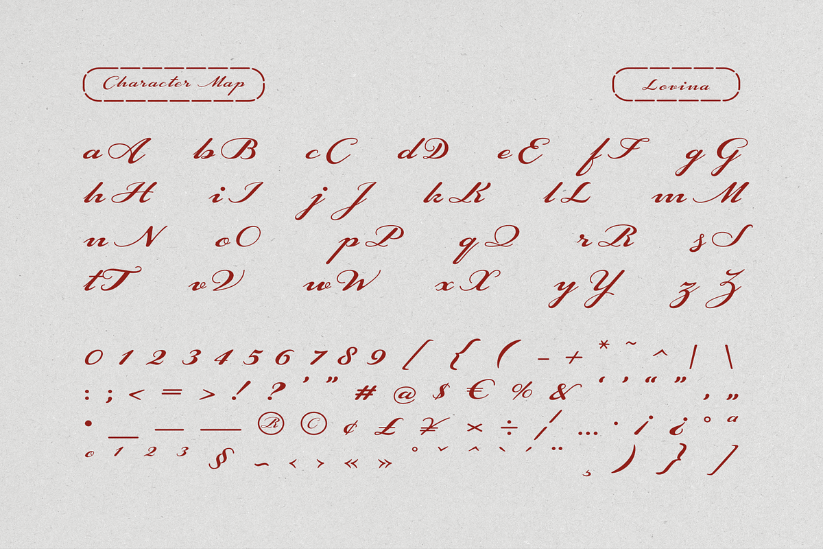 CF Lovina - Beautiful Elegant Script, a Script Font by Indotype Foundry (Photo 2 of 10)