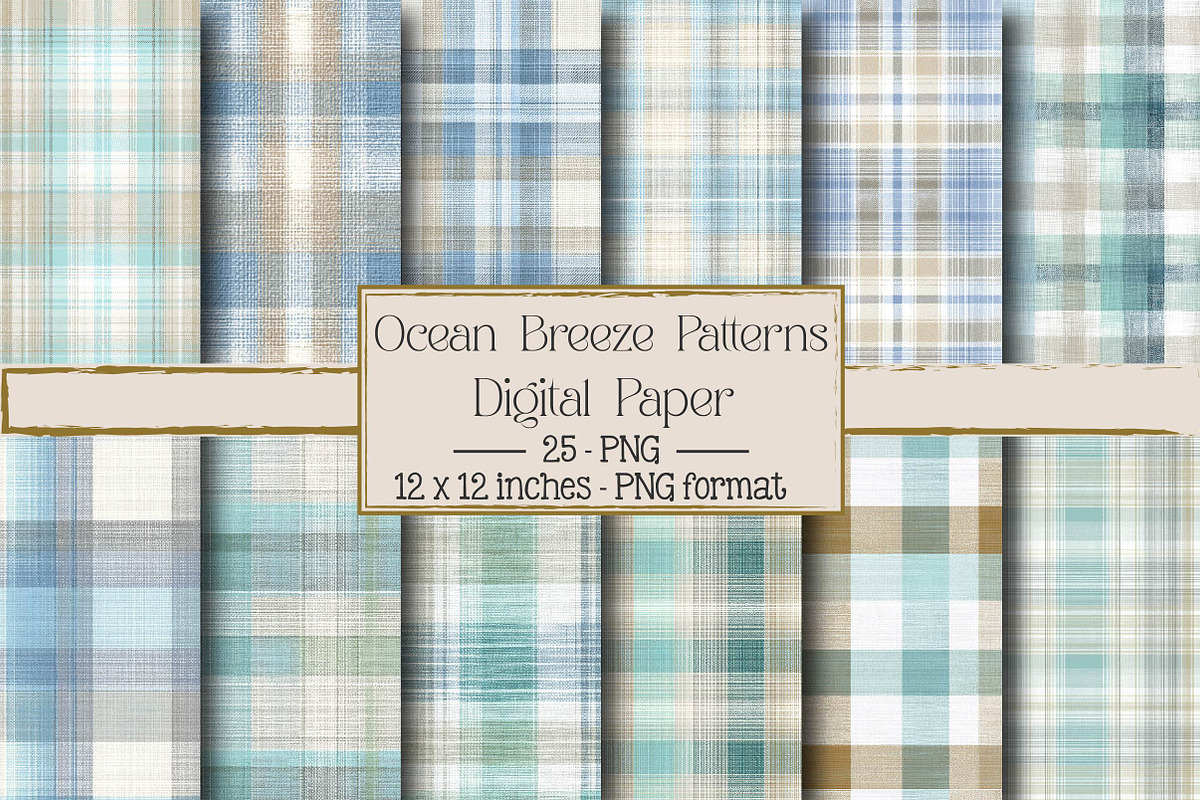 Ocean Breeze Patterns, a Texture Illustration by DreamPrint404 (Photo 1 of 4)
