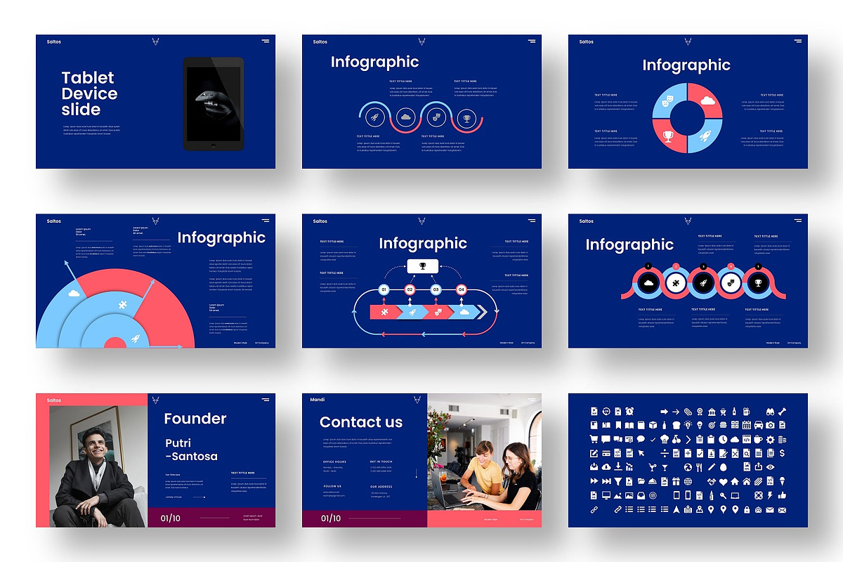 Saltos – Business Keynote Template, a Presentation Template by Dens Creative Studio (Photo 5 of 6)
