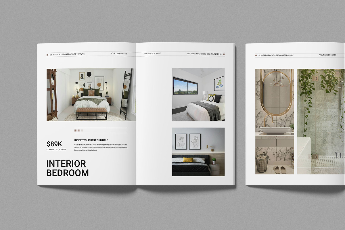 Interior Design Brochure Template preview 5