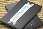 Aubrey Business Card Template, a Business Card Template by Pip Sweet (Thumbnail 2 of 3)