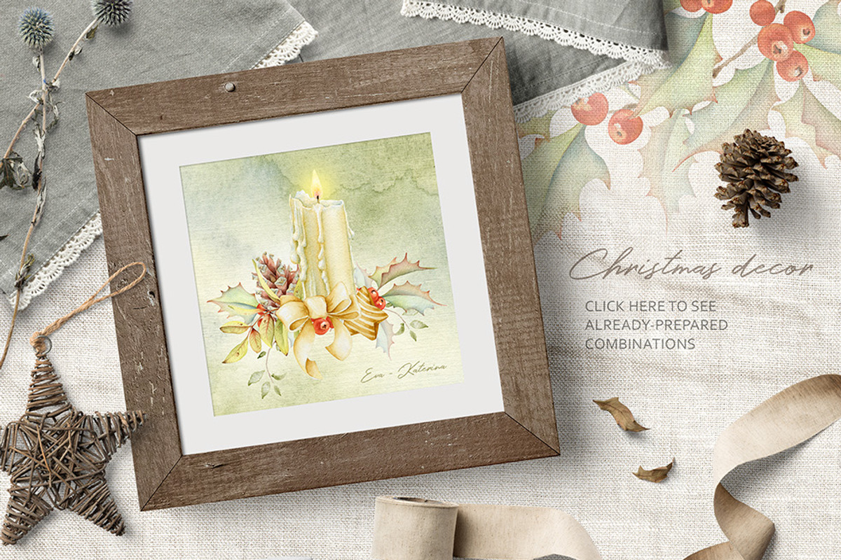 3 in 1 Christmas BUNDLE 50% OFF, a Decorative Illustration by Eva Katerina (Photo 10 of 45)