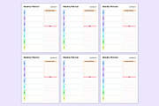 2025 Dated Weekly Planner Canva Kdp, a Stationery Template by Mustafiz (Thumbnail 4 of 4)