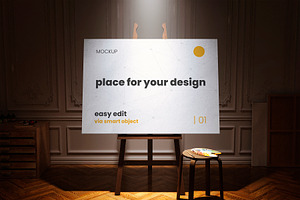 Atelier Painter Stand Spot Mockups