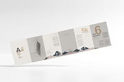 A4 Size Six Fold Brochure Mockup, a Print Template by pmvch (Thumbnail 4 of 20)