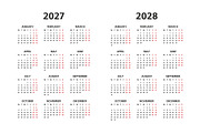 Calendar 2021, 2022 and 2028, a Work Illustration by Volyk (Thumbnail 5 of 5)