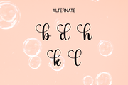 Bubly | Script Font, a Handwritten Font by Scratchones (Thumbnail 8 of 9)