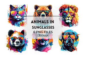 Animal Graphics In Sunglasses