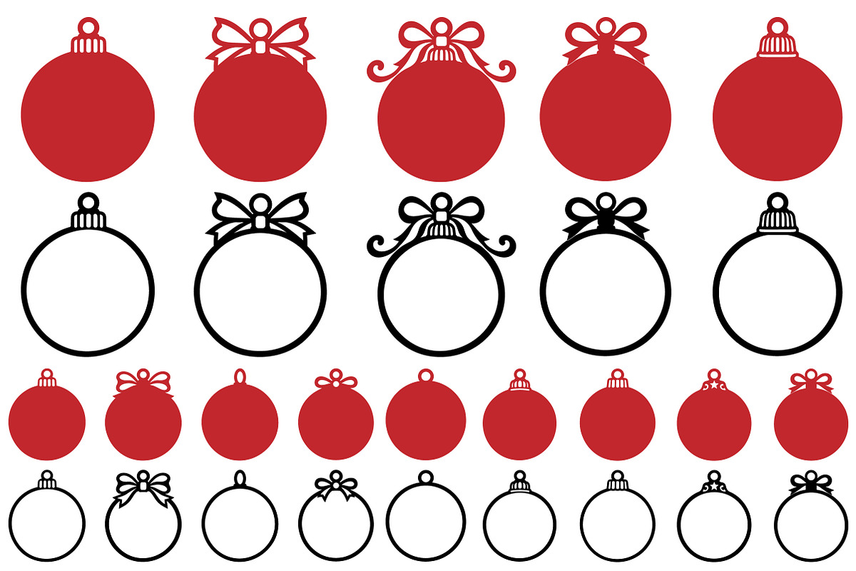 14 Blank Ornament SVG Laser Files, an Object Graphic by Libby Wishes (Photo 3 of 3)