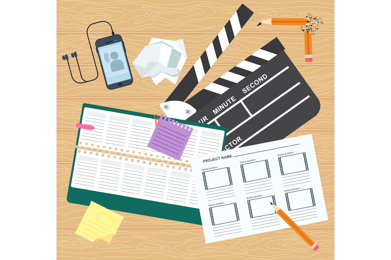 desktop director image, an Object Illustration by Quarta
