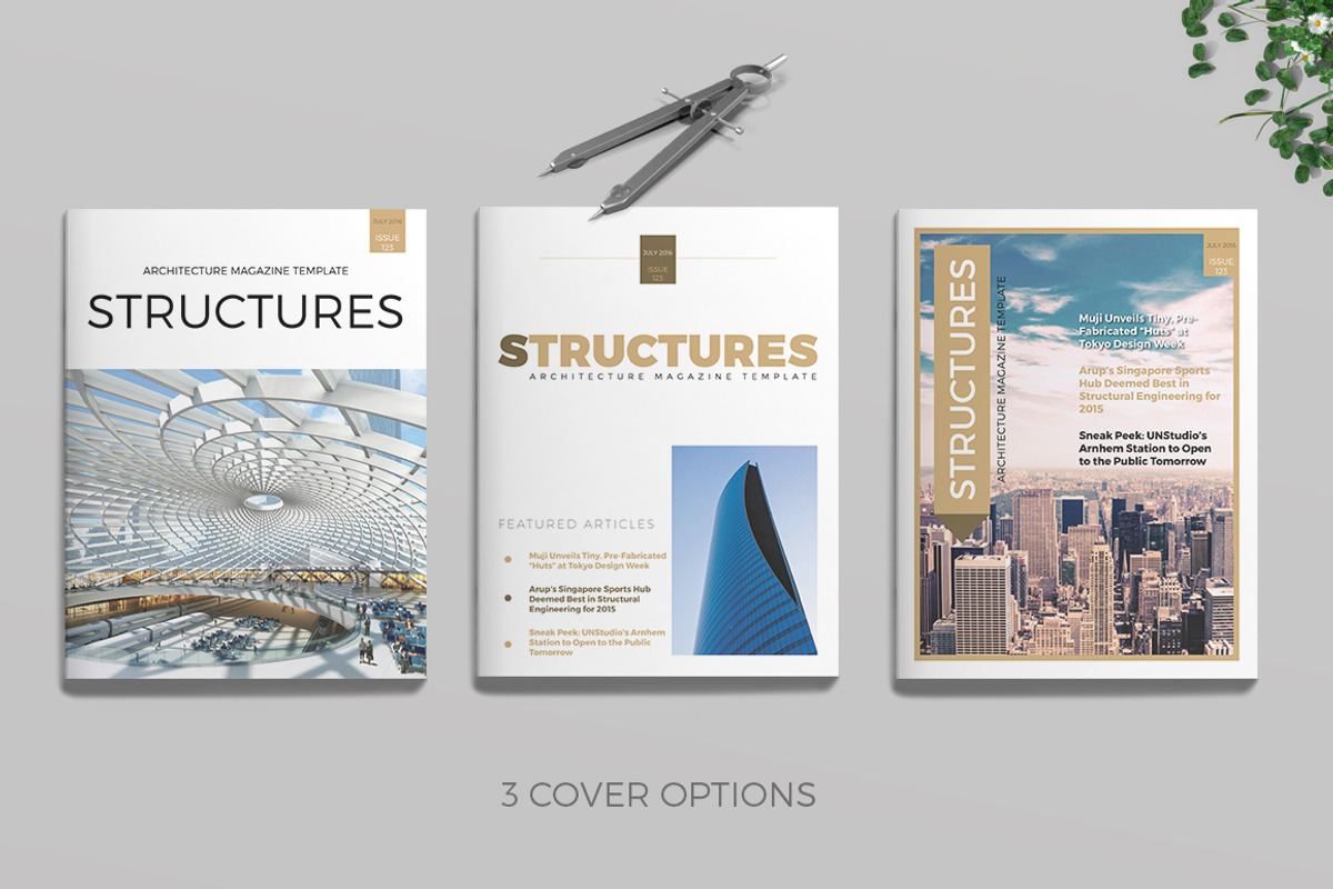 Structures - Architecture magazine, a Magazine Template by Boris Cupac (Photo 1 of 10)