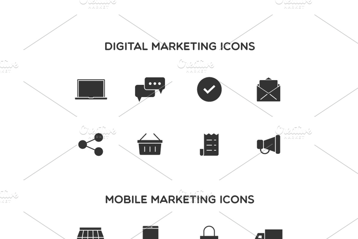 Marketing Icons, a Duotone Icon by vectorbugs (Photo 4 of 5)